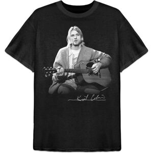 Kurt Cobain Tričko Guitar Black L