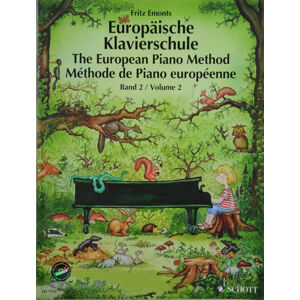 Fritz Emonts Európska klavírna škola 2 plus CD Noty