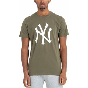 New York Yankees Tričko MLB Team Logo Olive XL