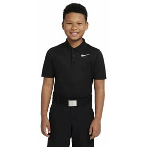 Nike Dri-Fit Victory Boys Golf Polo Black/White XL