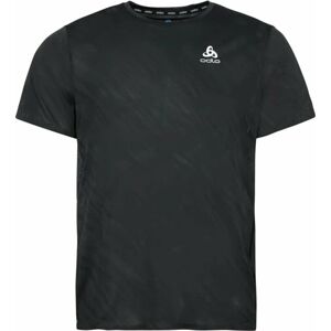 Odlo The Zeroweight Engineered Chill-tec Running T-shirt Shocking Black Melange L