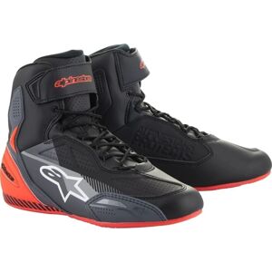 Alpinestars Faster-3 Shoes Black/Grey/Red Fluo 39 Topánky