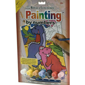 Royal & Langnickel Maľovanie podľa čísel Dinosaury