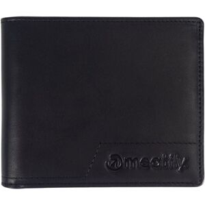 Meatfly Eliot Premium Leather Wallet Black Peňaženka