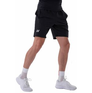 Nebbia Relaxed-fit Shorts with Side Pockets Black 2XL Fitness nohavice