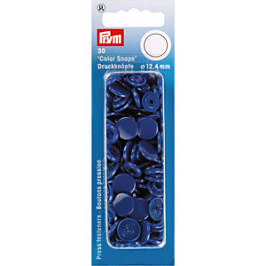 PRYM Stláčacie gombíky Color snaps Royal Blue 12,4 mm