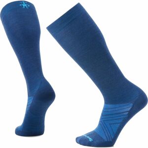 Smartwool Ski Zero Cushion OTC Socks Alpine Blue M Lyžiarske ponožky