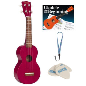 Mahalo MK1-TRD SET Sopránové ukulele Transparent Red