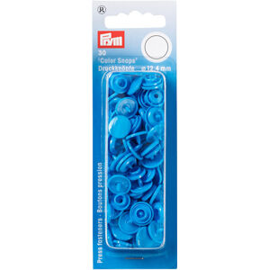 PRYM Stláčacie gombíky Color snaps Steel Blue 12,4 mm