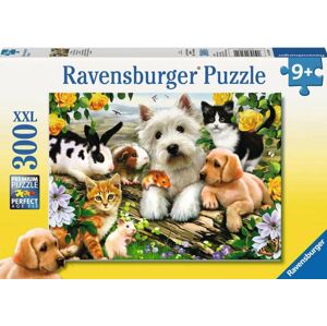 Ravensburger Puzzle Šťastné zvieracie priateľstvo 300 dielov