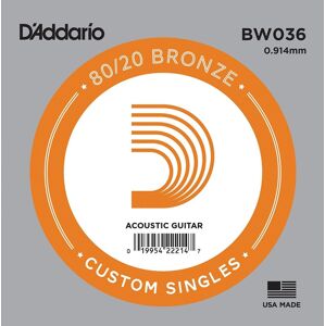 D'Addario BW036 Samostatná struna pre gitaru