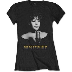 Whitney Houston Tričko Black & White Photo Čierna L