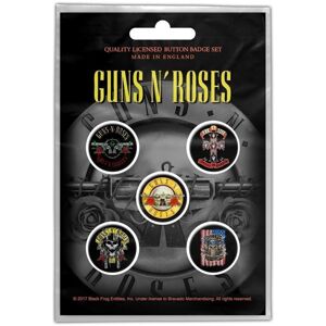 Guns N' Roses Bullet Logo Odznak Multi