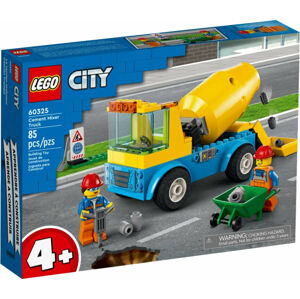 LEGO City 60325 Nákladné auto s miešačkou cementu