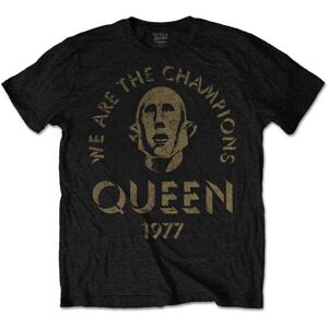 Queen Tričko We Are The Champions Black S