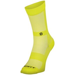 Scott Performance No Shortcuts Crew Socks Sulphur Yellow/Black 42-44 Cyklo ponožky