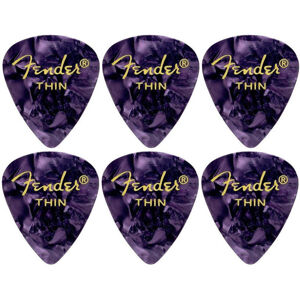 Fender 351 Shape Premium Pick Thin Purple Moto 6 Pack