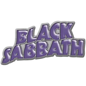 Black Sabbath Logo Odznak Fialová
