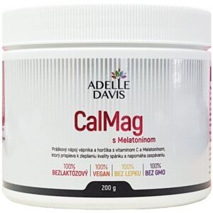 Adelle Davis CalMag, Calcium+Magnesium+C Melatonin Prášok 200 g