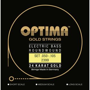 Optima 2399.M 24K Gold Strings Medium Scale Medium