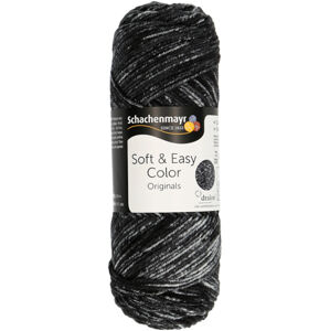 Schachenmayr Soft & Easy Color 00087 Black