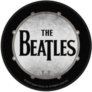The Beatles Vintage Drum Nášivka Čierna