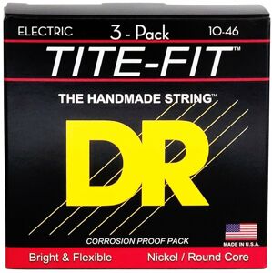 DR Strings MT-10 Tite Fit 3-Pack