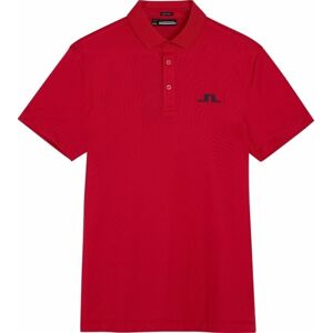 J.Lindeberg Bridge Regular Fit Golf Polo Shirt Barbados Cherry XL