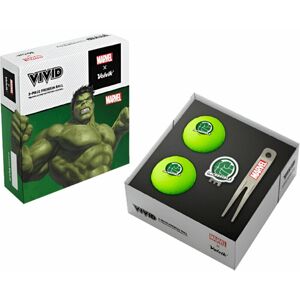 Volvik Marvel Hulk 2 Pack Golf Balls Plus Marker and Pitchfork
