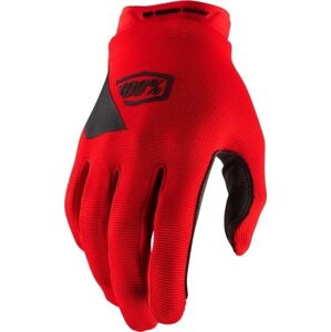 100% Ridecamp Gloves Red S