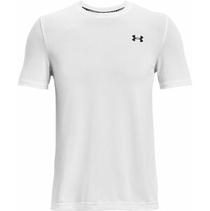 Under Armour UA Seamless T-Shirt White/Black S Bežecké tričko s krátkym rukávom