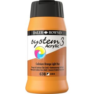 Daler Rowney System3 Akrylová farba 500 ml Cadmium Orange Light Hue