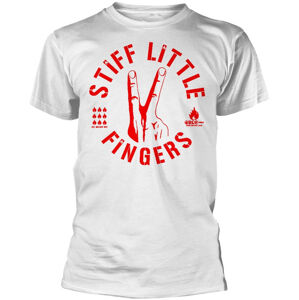 Stiff Little Fingers Tričko Digits Biela XL