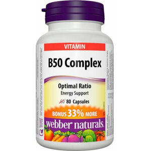 Webber Naturals B-Komplex Forte 60 + 20 tabs Tablety