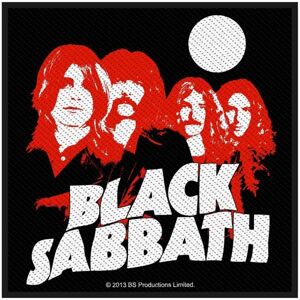 Black Sabbath Red Portraits Nášivka Červená-Čierna