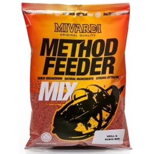 Mivardi Method Feeder Mix 1 kg Krill-Robin Red Krmivo / Krmítková zmes