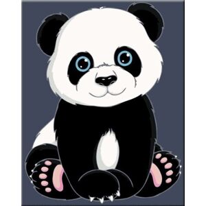 Zuty Maľovanie podľa čísel Panda