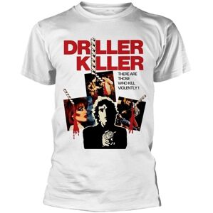 Plan 9 Tričko Driller Killer Poster Biela XL
