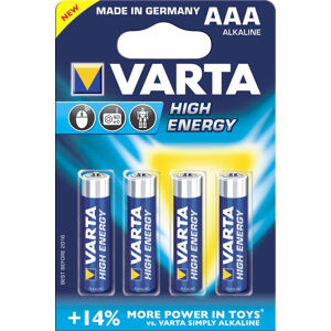 Varta LR03 High Energy AAA batérie