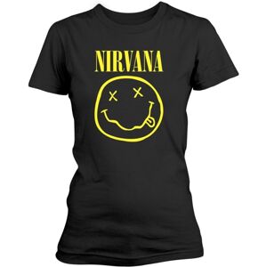 Nirvana Tričko Happy Face Logo Black L