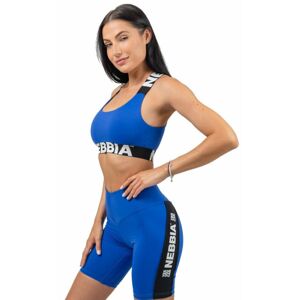 Nebbia Medium-Support Criss Cross Sports Bra Iconic Blue L Fitness bielizeň