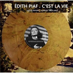 Edith Piaf - C'est La Vie (Limited Edition) (Numbered) (Gold Marbled Coloured) (LP)