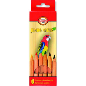 KOH-I-NOOR Jumbo Natur Coloured Pencils Mix 6