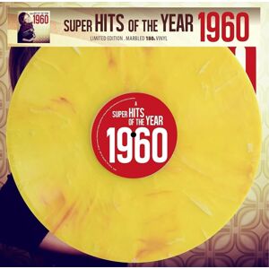 Various Artists - Super Hits Of The Year 1960 (Limited Edition) (Numbered) (Yellow Marbled Coloured) (LP)