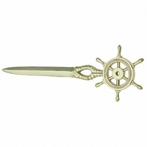 Sea-Club Letter opener brass with copper ring