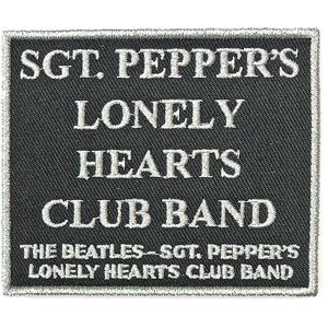 The Beatles Sgt. Pepper's…. Nášivka Čierna