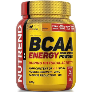 NUTREND BCAA Energy Mega Strong Powder Pomaranč 500 g