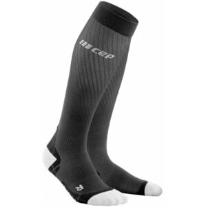 CEP WP40IY Compression Tall Socks Ultralight Black-Light Grey IV