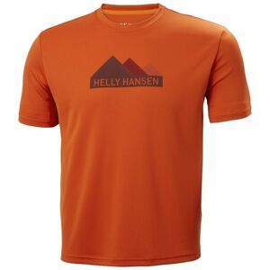 Helly Hansen Outdoorové tričko HH Tech Graphic Patrol Orange 2XL