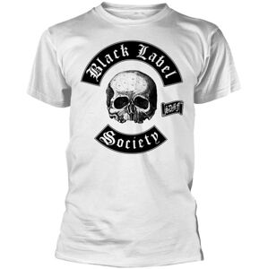 Black Label Society Tričko Skull Logo Biela 2XL